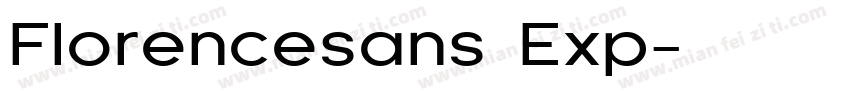Florencesans Exp字体转换